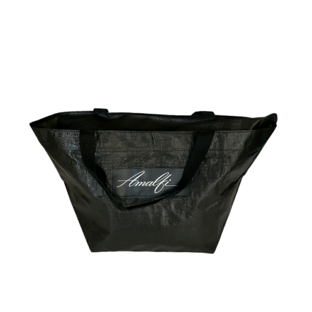 Amalfi Plastic Zippered Tote Water Resistant Perfect for Beach NWOT